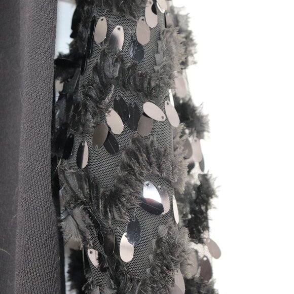 NWT Siani Milano Black Beaded Cardigan Size Small - Picture 6 of 8